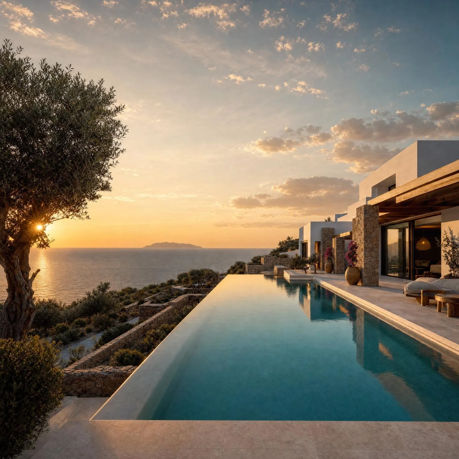 Luxury Residence Construction in the Cyclades