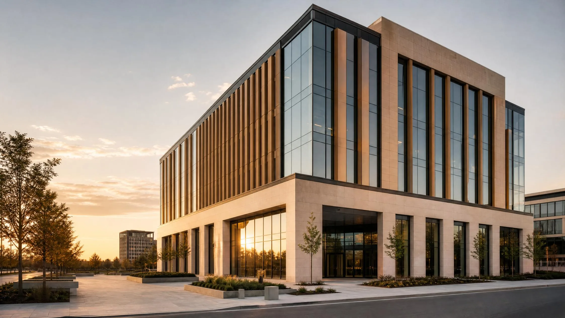 Commercial building construction