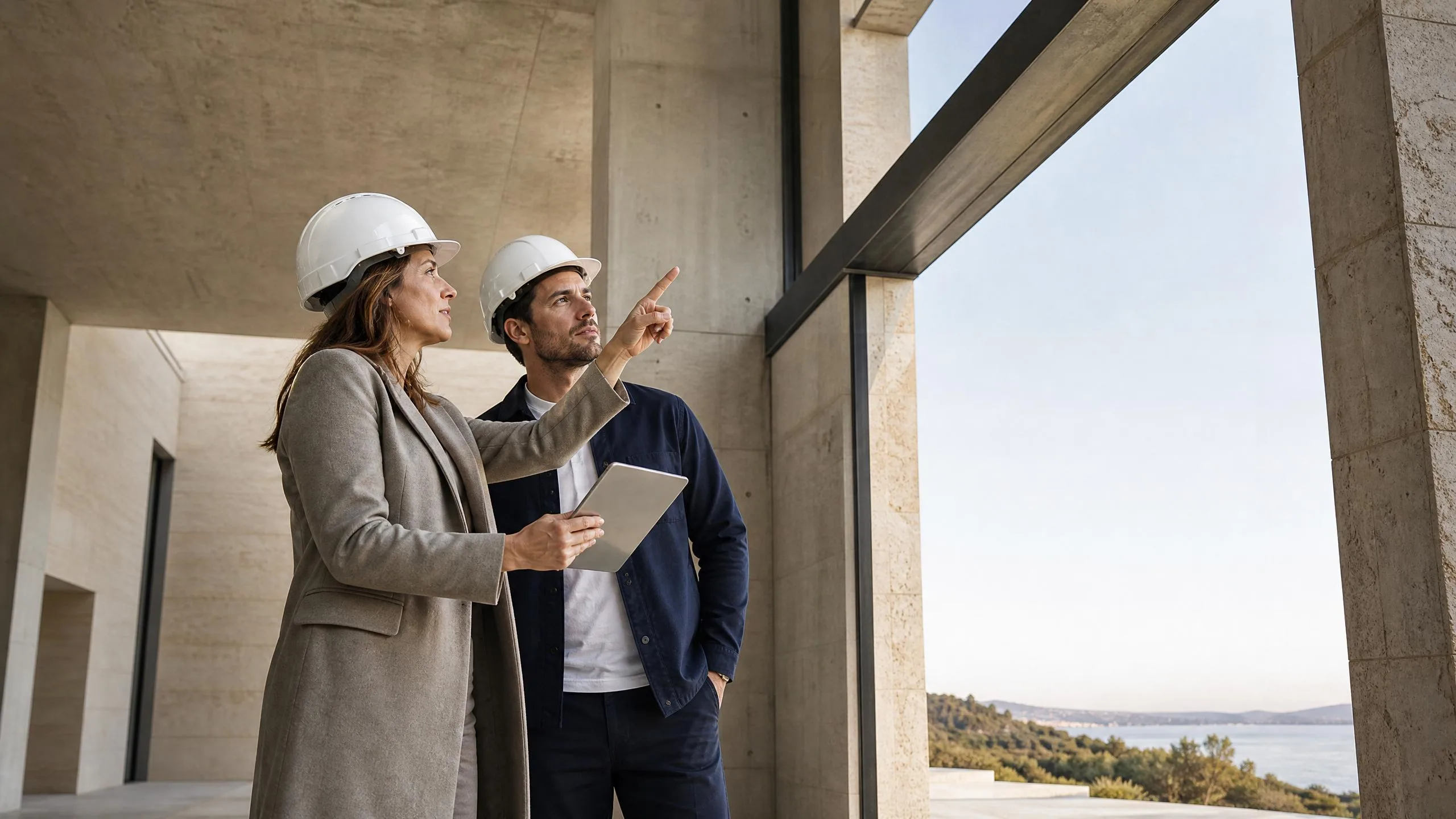 Construction site review