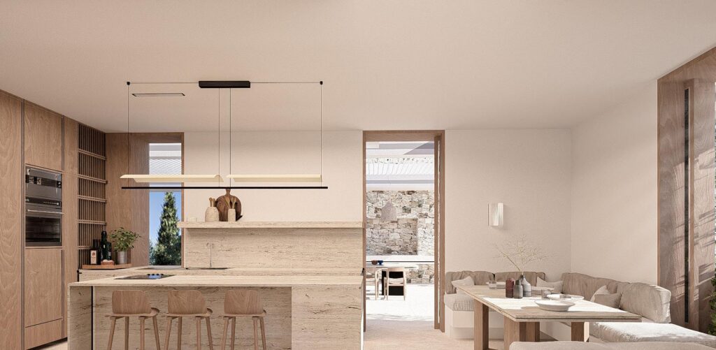Mylos Residence Interior living space